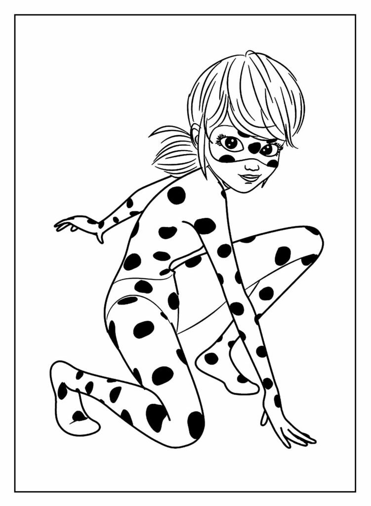 desenhos da ladybug para pintar e colorir 4