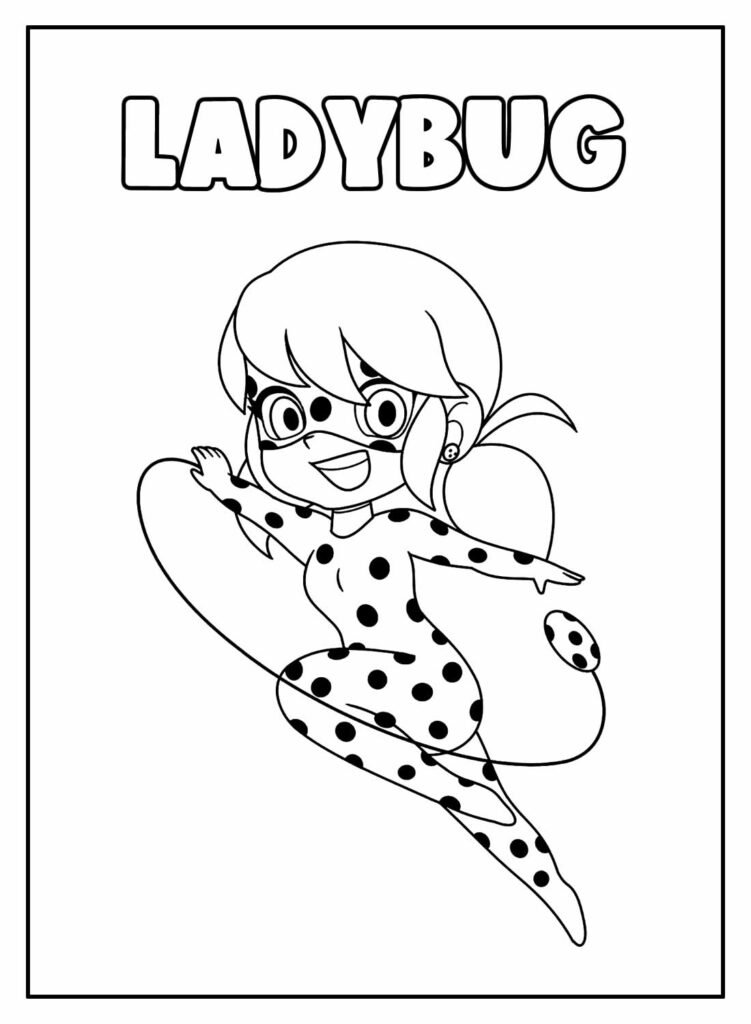 desenhos da ladybug para pintar e colorir 40