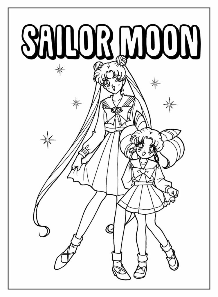 desenhos da sailor moon para colorir 14