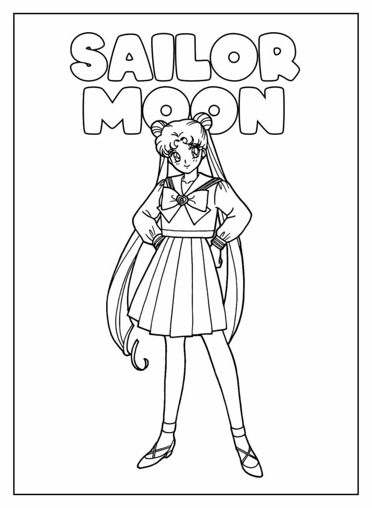 desenhos da sailor moon para colorir 29