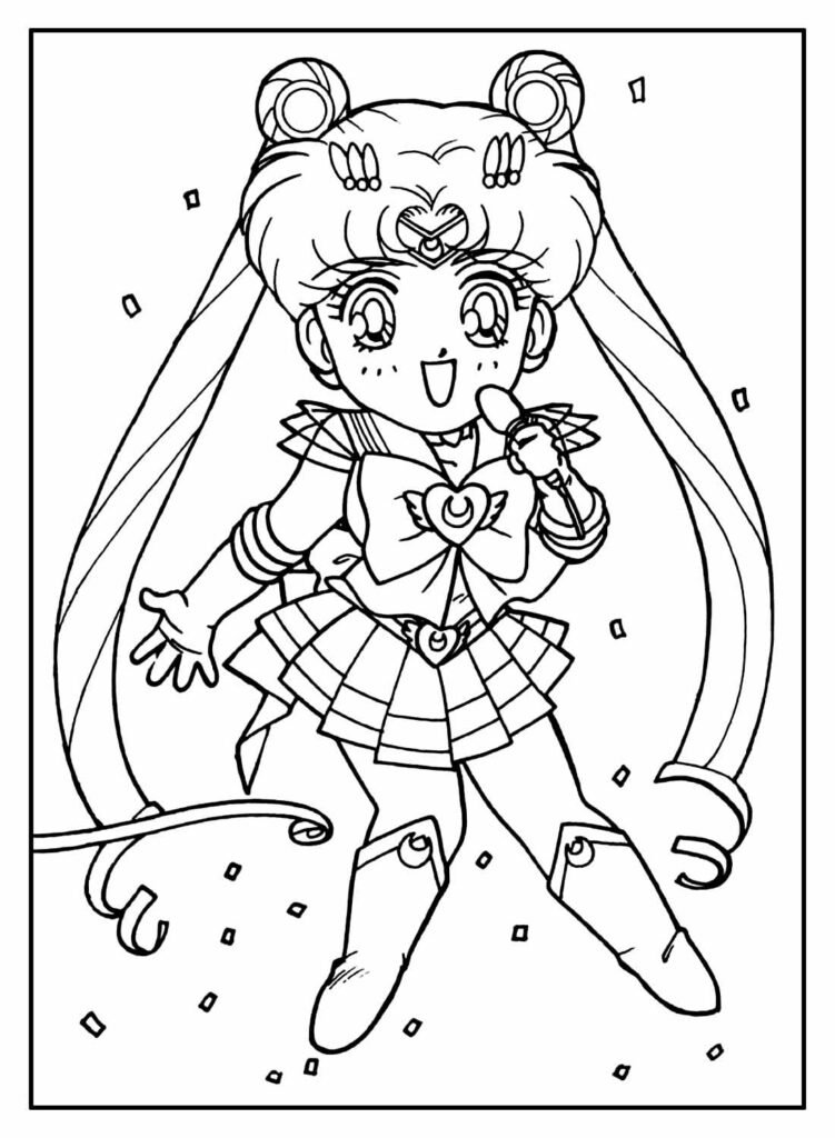 desenhos da sailor moon para colorir 31