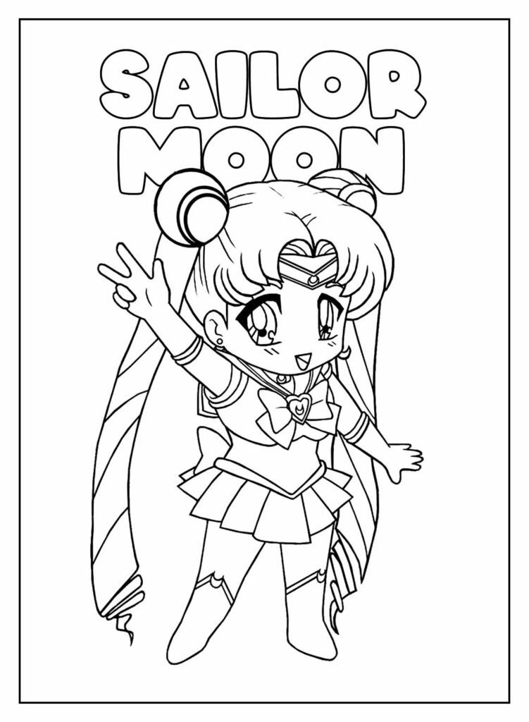 desenhos da sailor moon para colorir 46