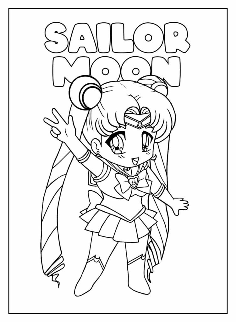 desenhos da sailor moon para colorir 46