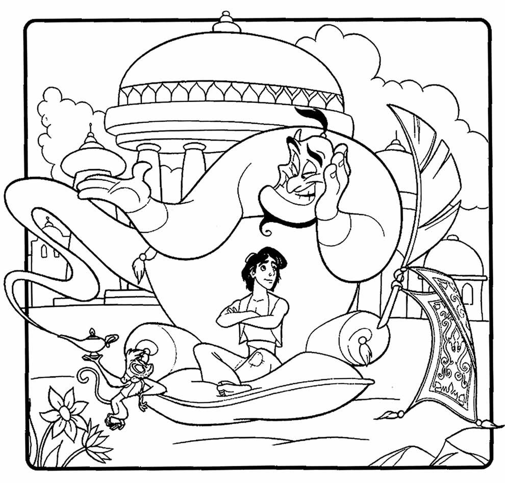 desenhos de aladin para colorir 1 1