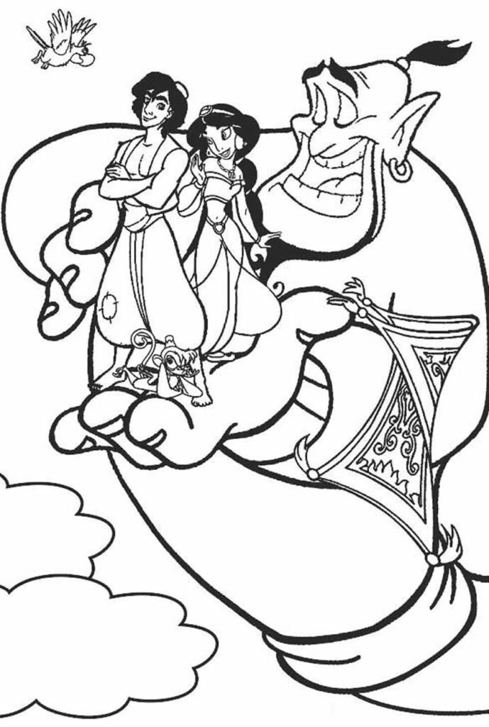 desenhos de aladin para colorir 3 1