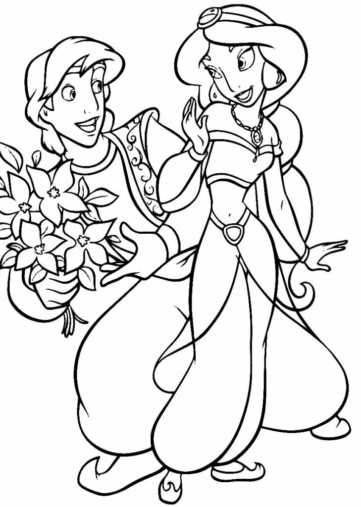 desenhos de aladin para colorir 8
