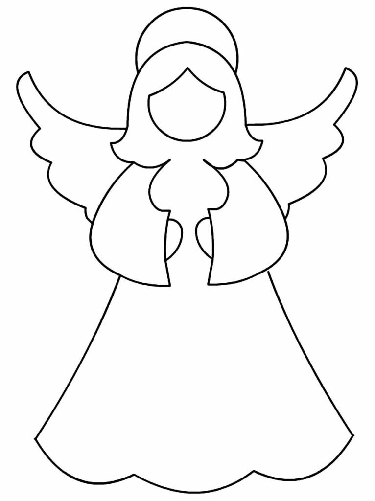desenhos de anjinhas para colorir 11