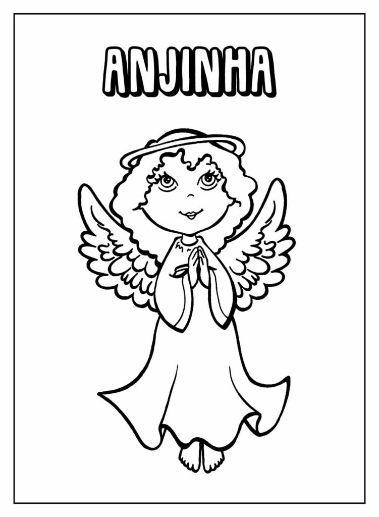desenhos de anjinhas para colorir 14