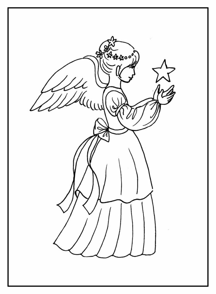 desenhos de anjinhas para colorir 26