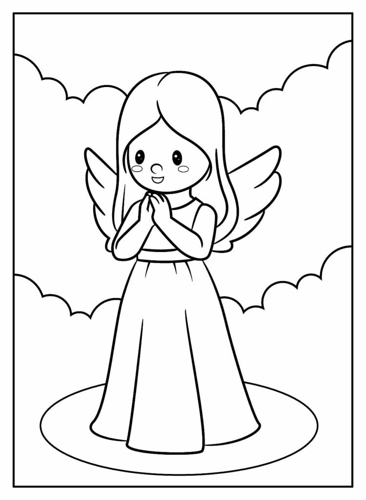 desenhos de anjinhas para colorir 27