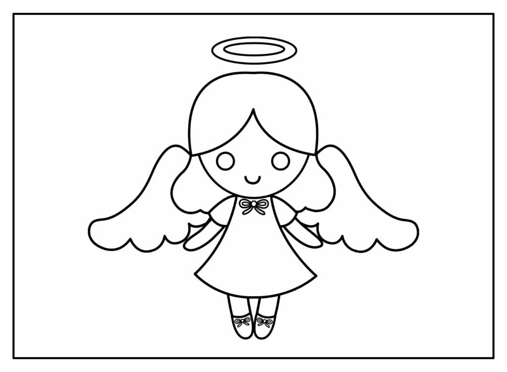 desenhos de anjinhas para colorir 28