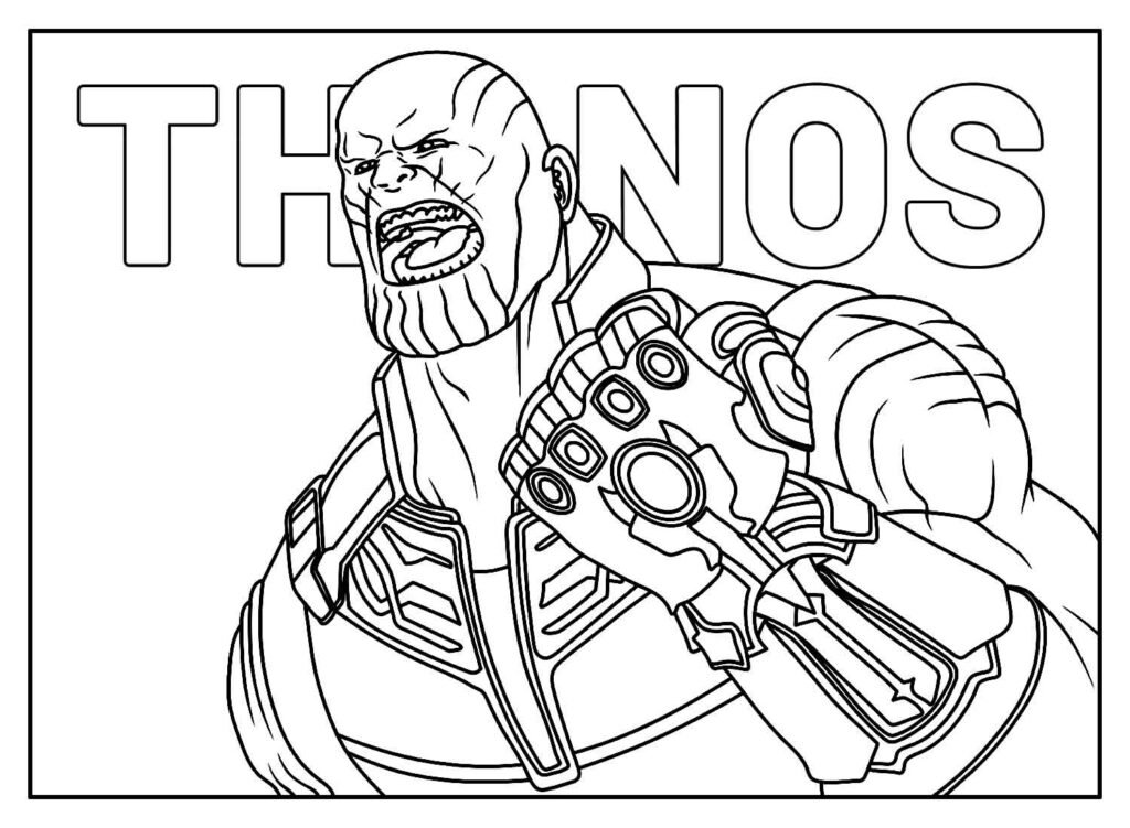 desenhos de avengers para colorir 22