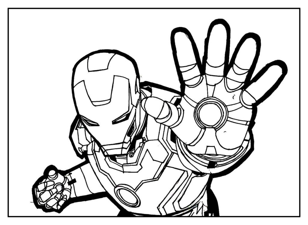 desenhos de avengers para colorir 33