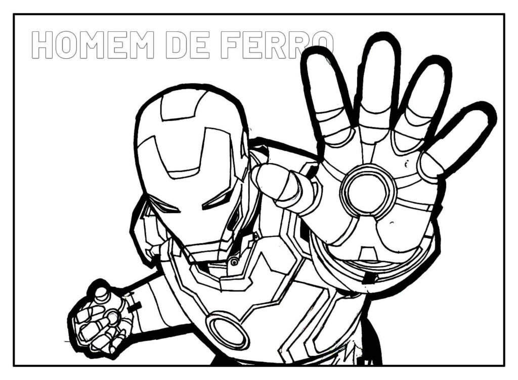 desenhos de avengers para colorir 34