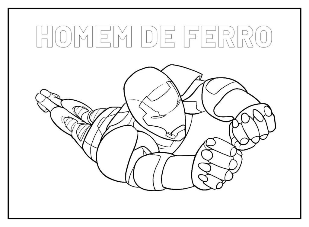 desenhos de avengers para colorir 36