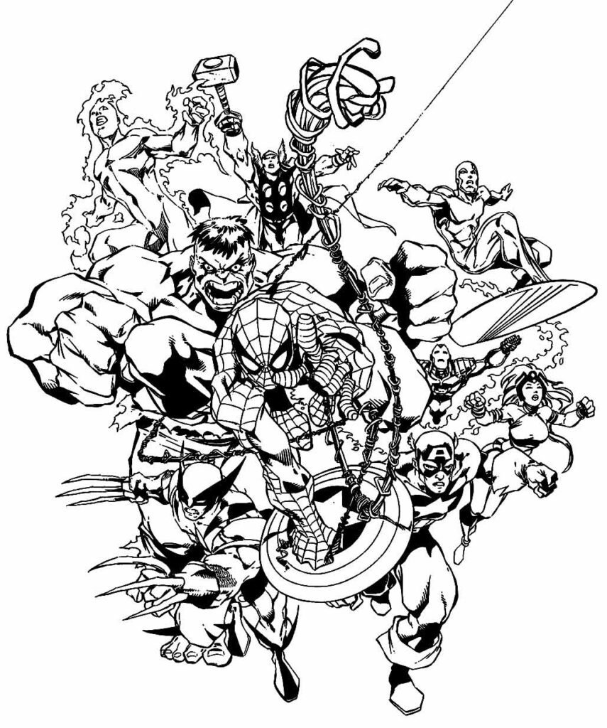 desenhos de avengers para colorir 8 desenhos de avengers para colorir 8