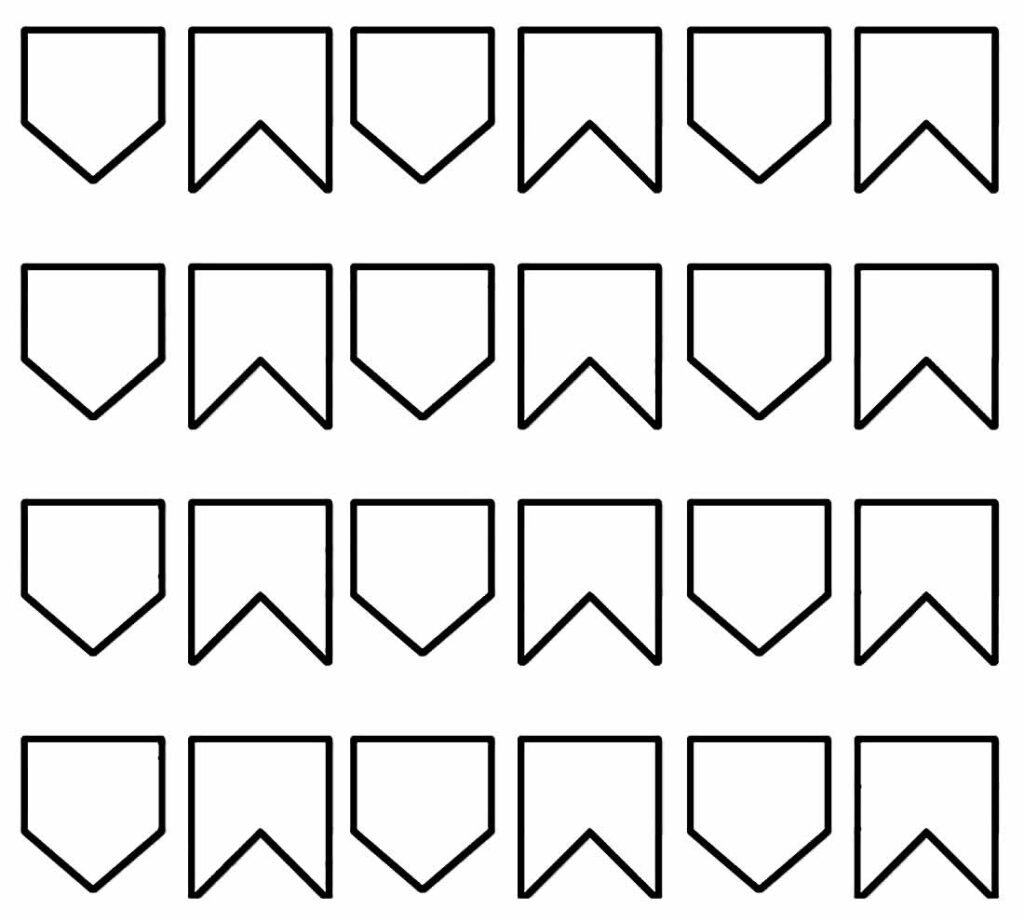 desenhos de bandeirinhas juninas para colorir 13