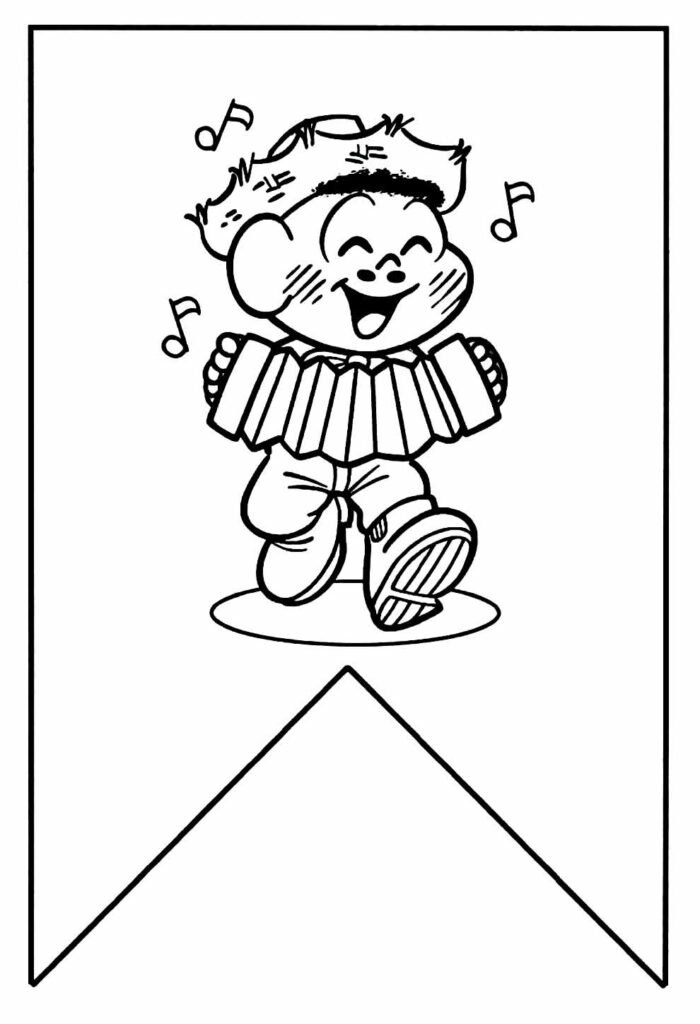 desenhos de bandeirinhas juninas para colorir 15