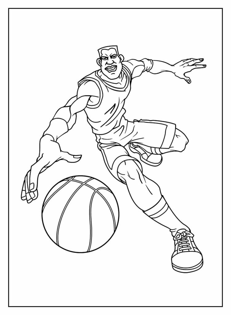 desenhos de basquete para colorir 1 1