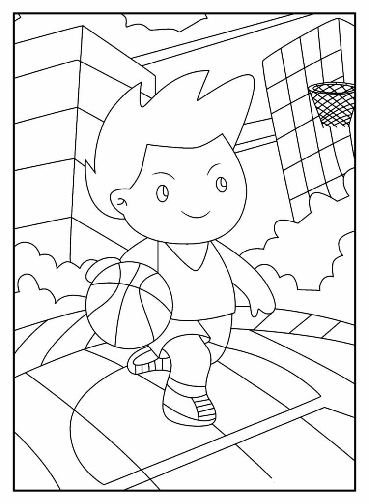 desenhos de basquete para colorir 10 1