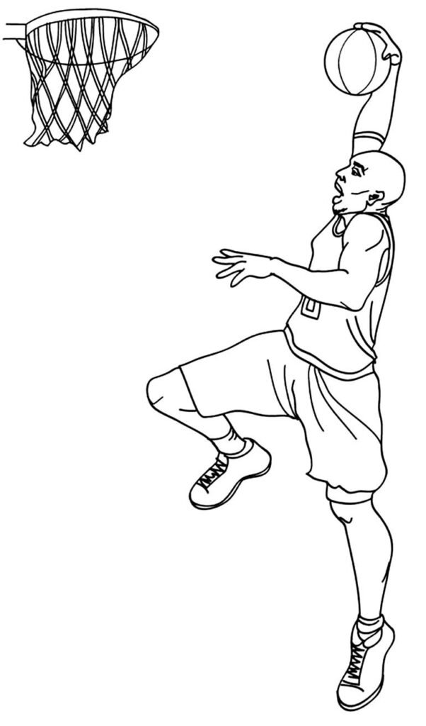 desenhos de basquete para colorir 11