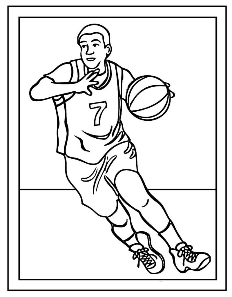 desenhos de basquete para colorir 2400
