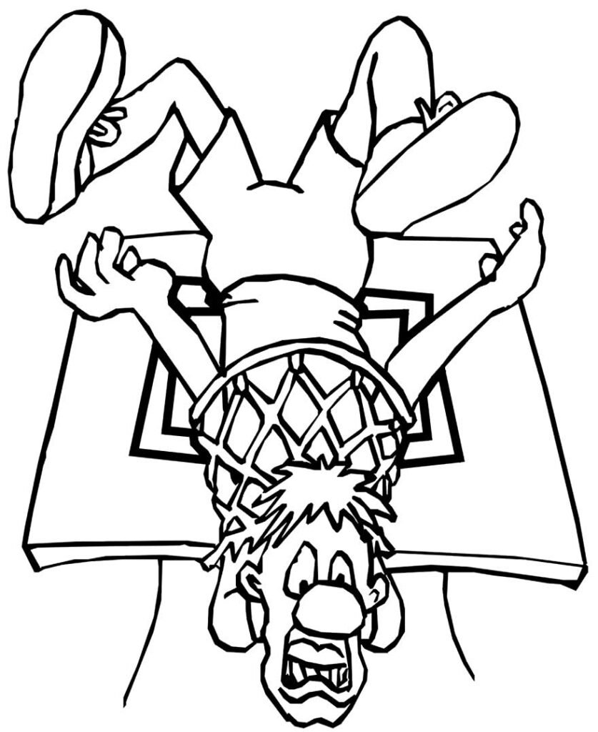 desenhos de basquete para colorir 2800