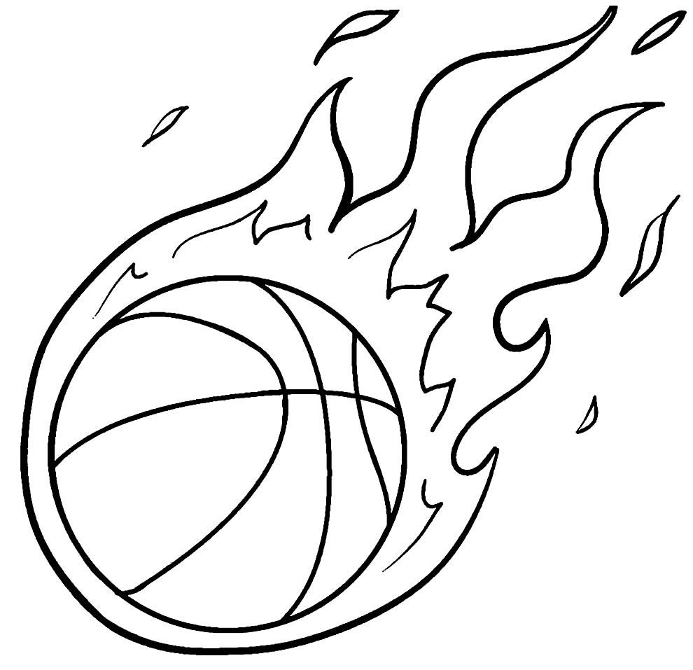 desenhos de basquete para colorir 8