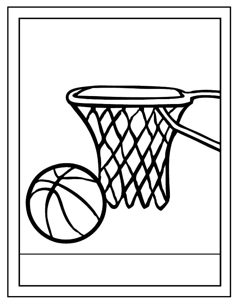 desenhos de basquete para colorir 90