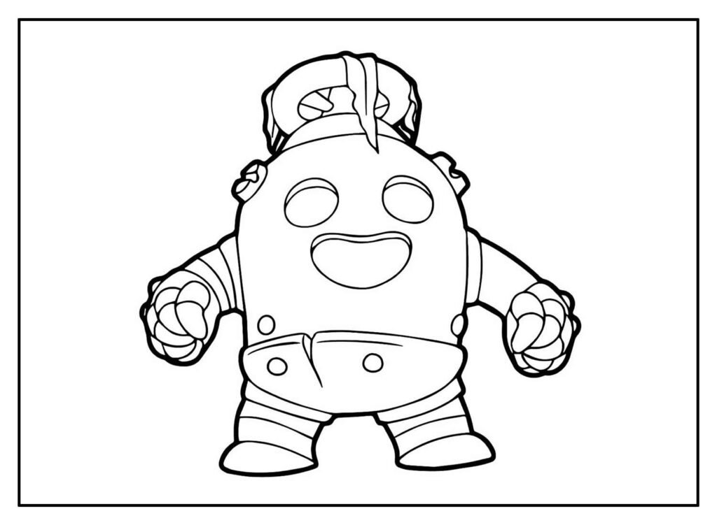 desenhos de brawl stars para colorir 12