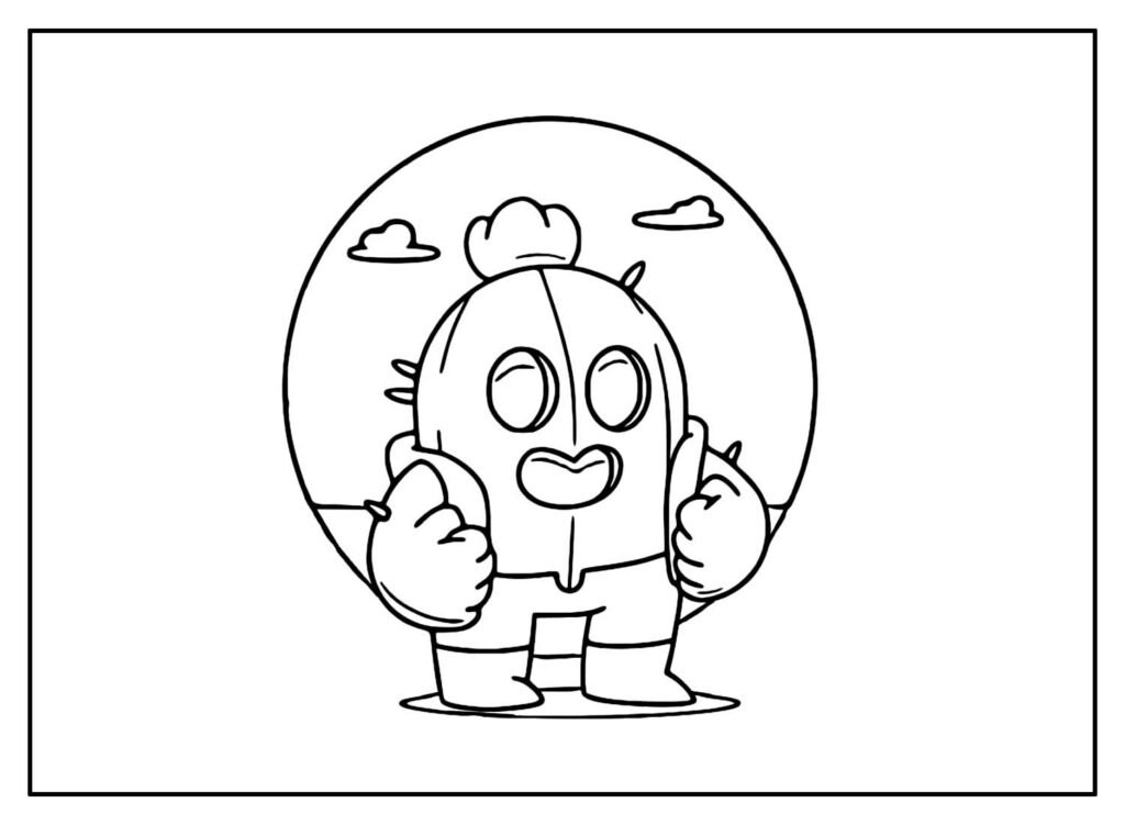desenhos de brawl stars para colorir 13