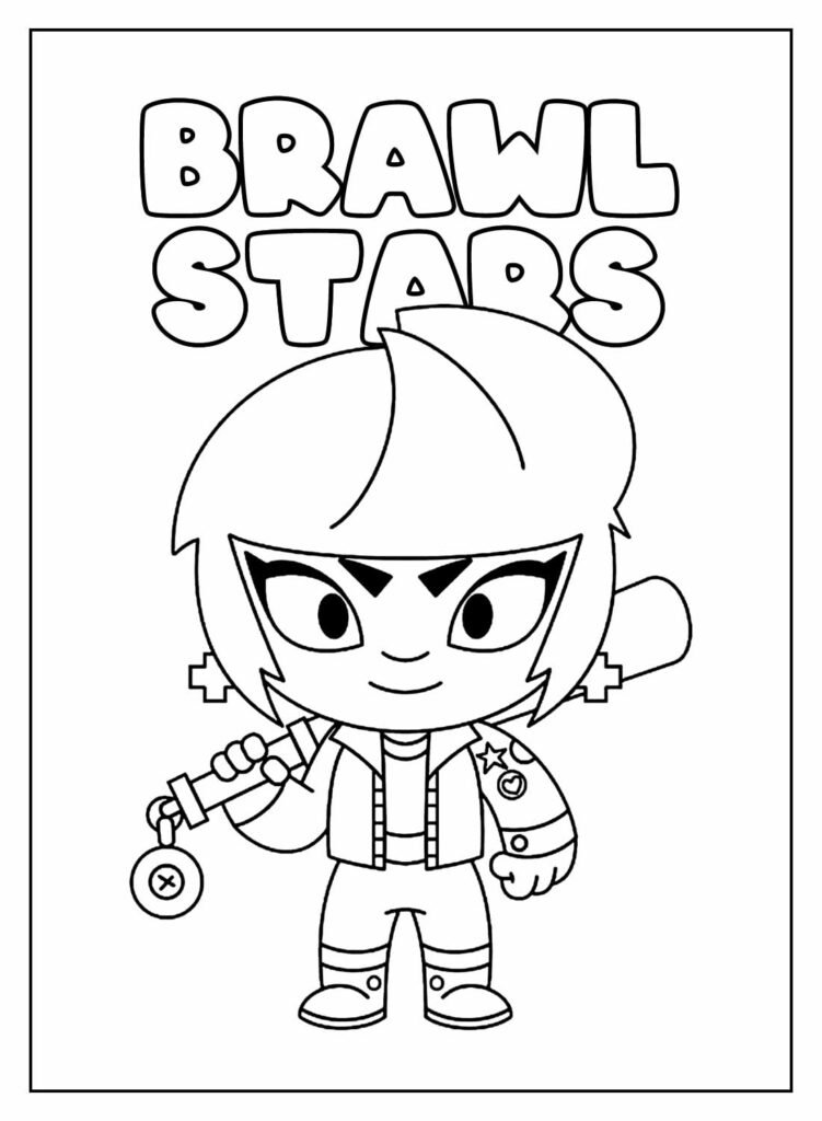 desenhos de brawl stars para colorir 16