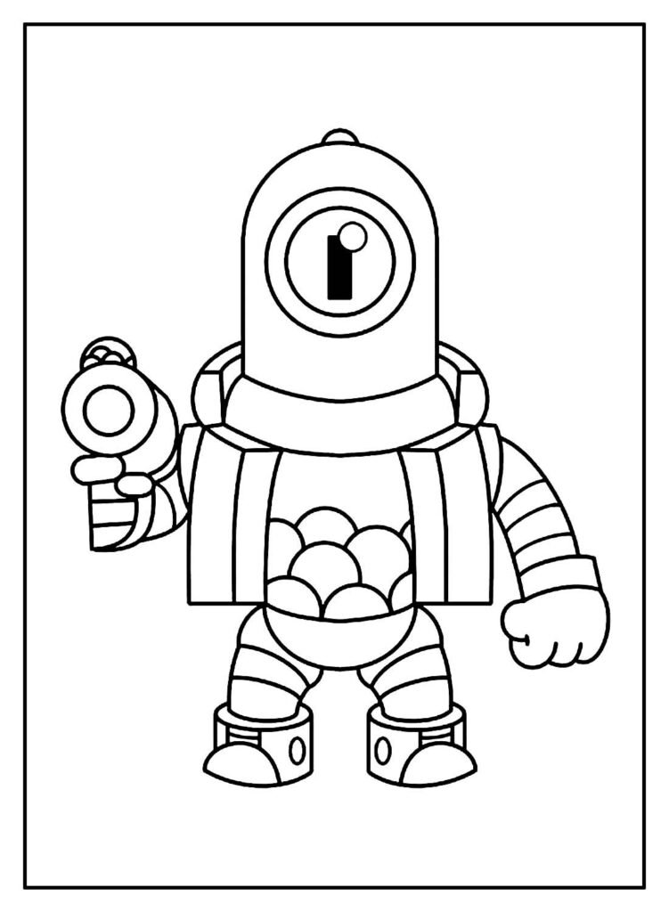 desenhos de brawl stars para colorir 2