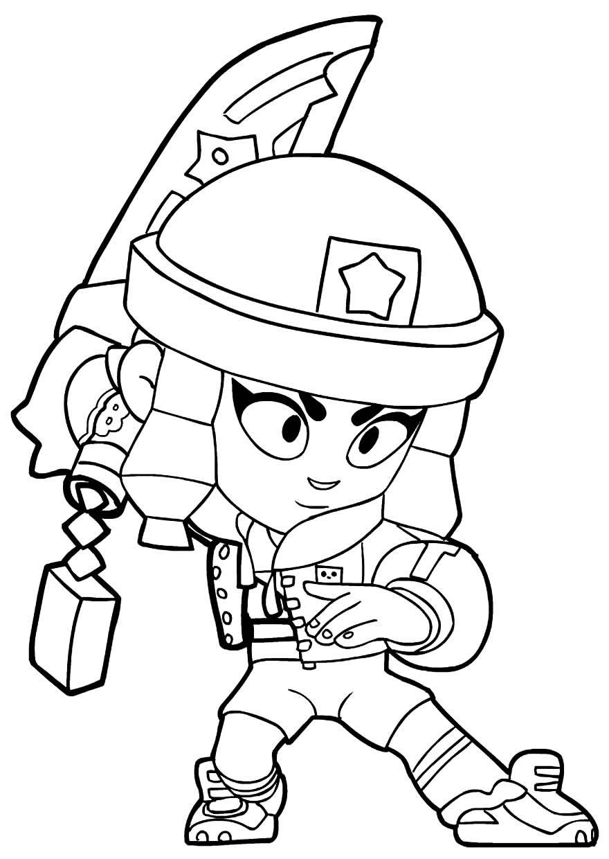 Desenhos de Brawl Stars para Colorir e Imprimir - Aprender a Desenhar