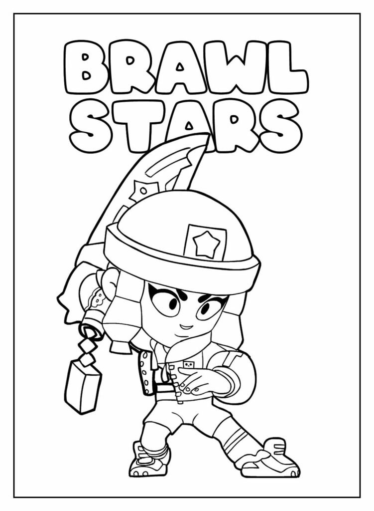 desenhos de brawl stars para colorir 22