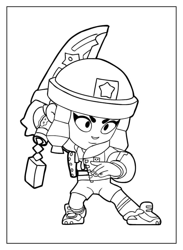 desenhos de brawl stars para colorir 23