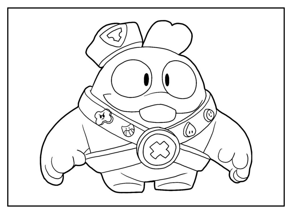 desenhos de brawl stars para colorir 24