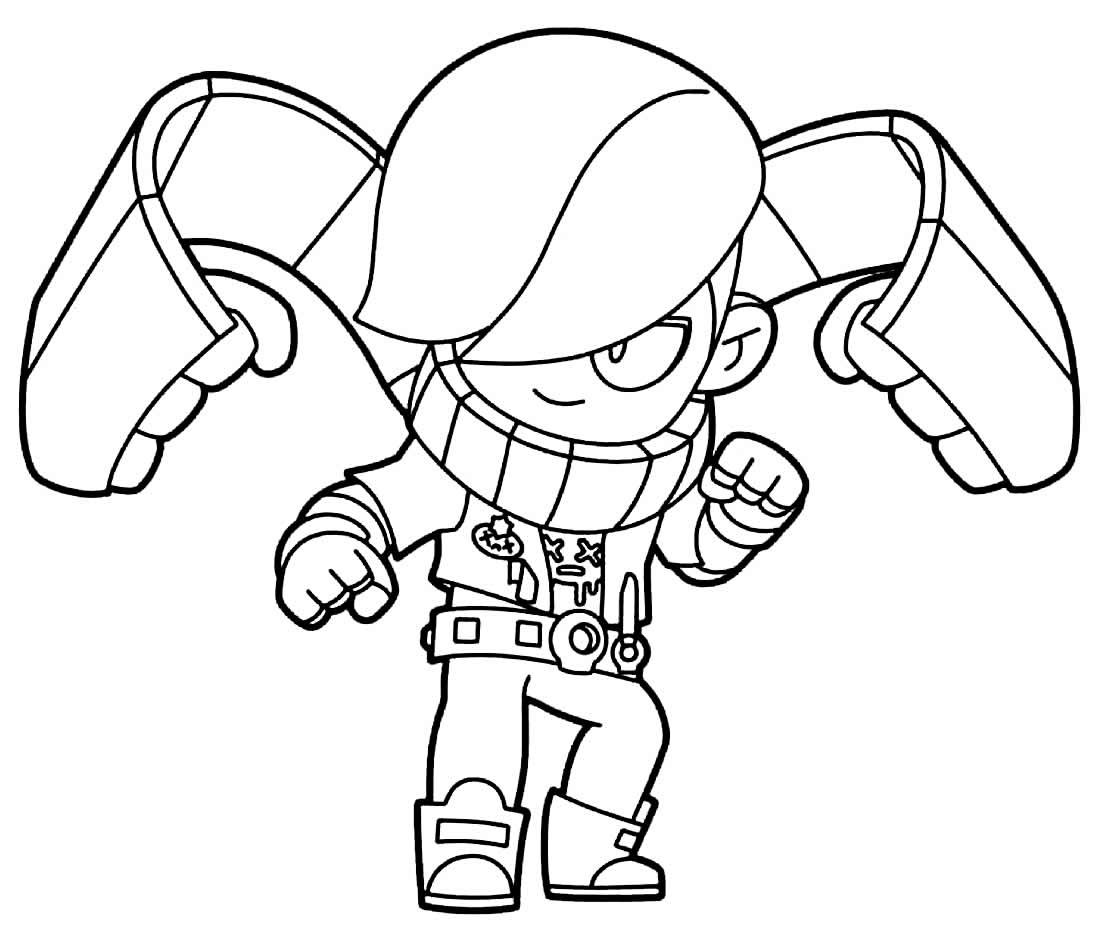 Desenhos de Brawl Stars para Colorir e Imprimir - Aprender a Desenhar