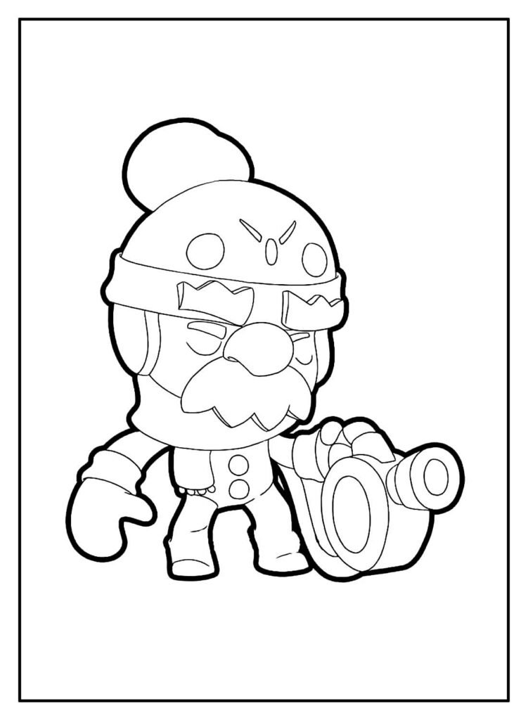 desenhos de brawl stars para colorir 4