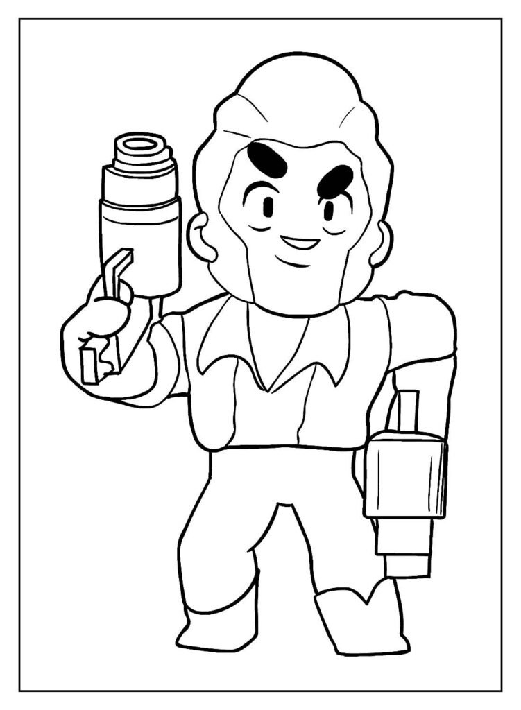 desenhos de brawl stars para colorir 42