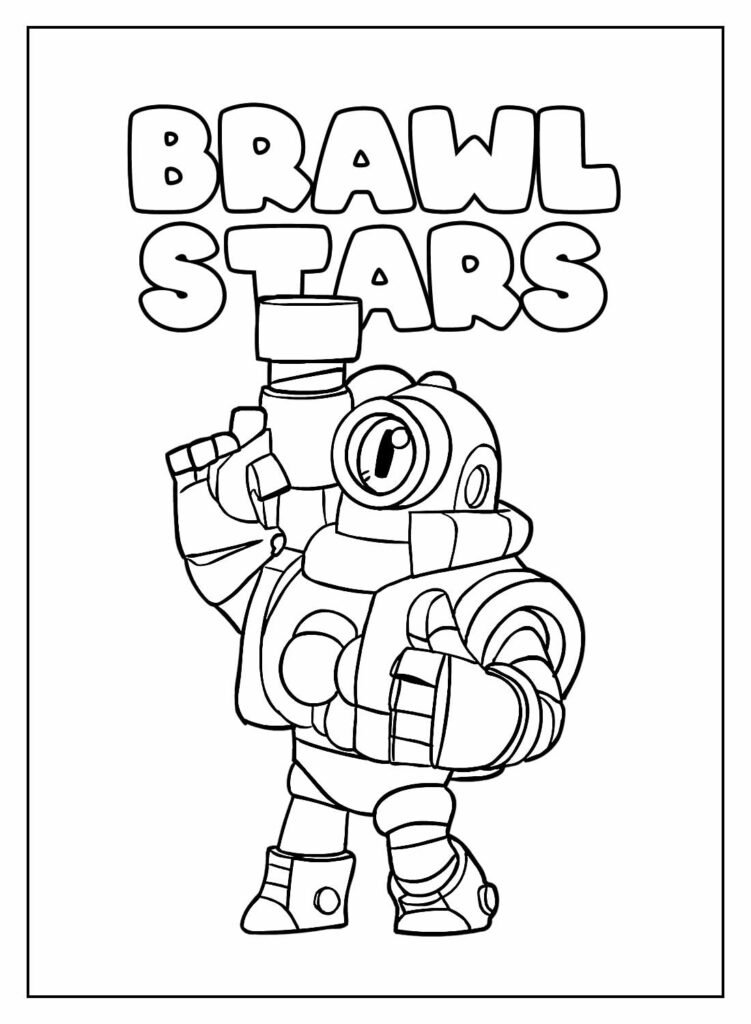 desenhos de brawl stars para colorir 45