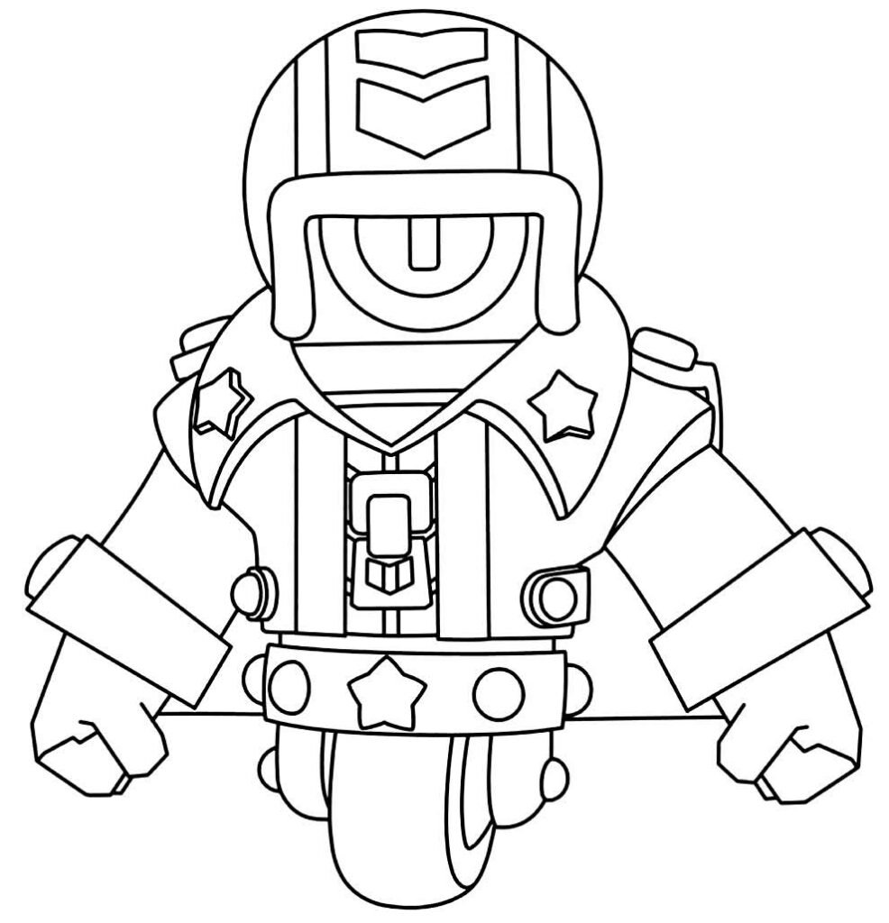 desenhos de brawl stars para colorir 46