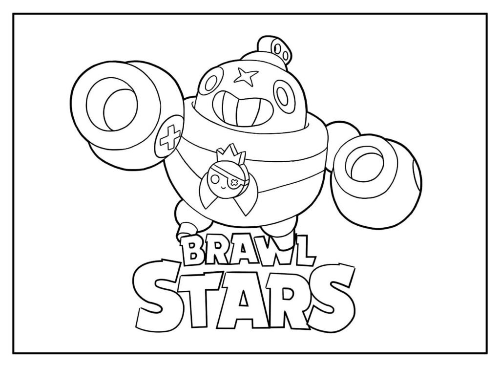 desenhos de brawl stars para colorir 47