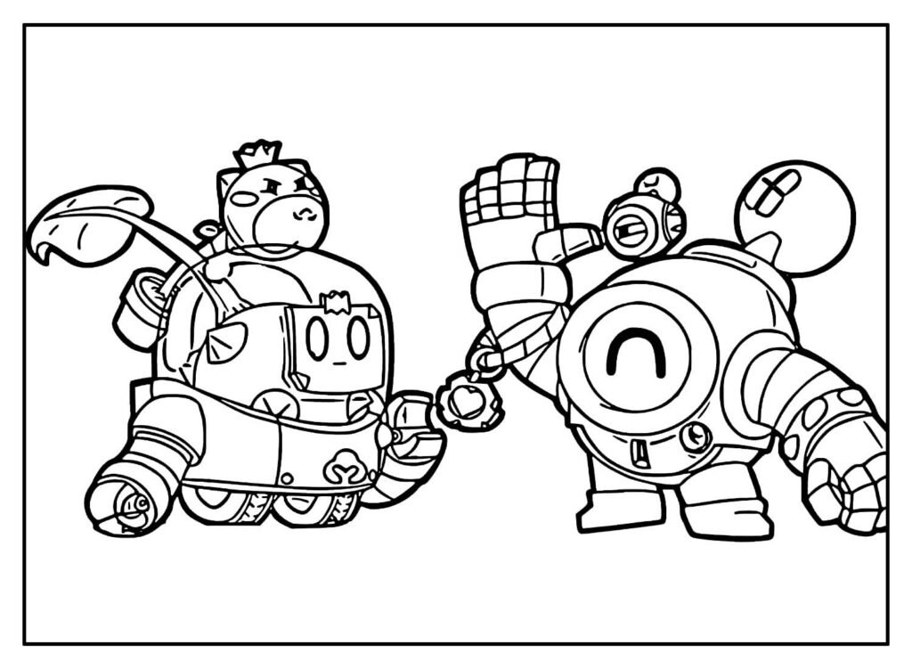 desenhos de brawl stars para colorir 48
