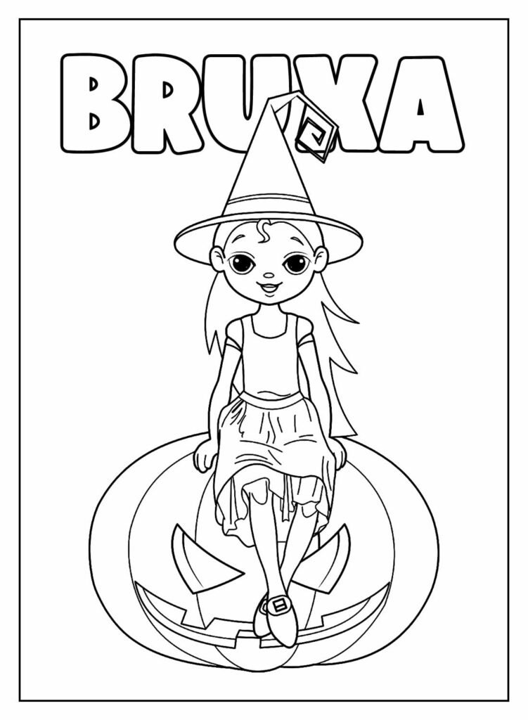 desenhos de bruxa para colorir 28