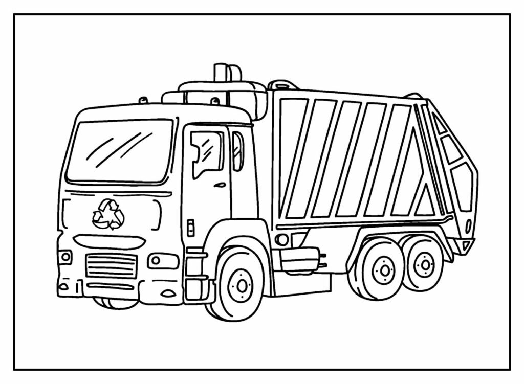 desenhos de caminhao para colorir 17