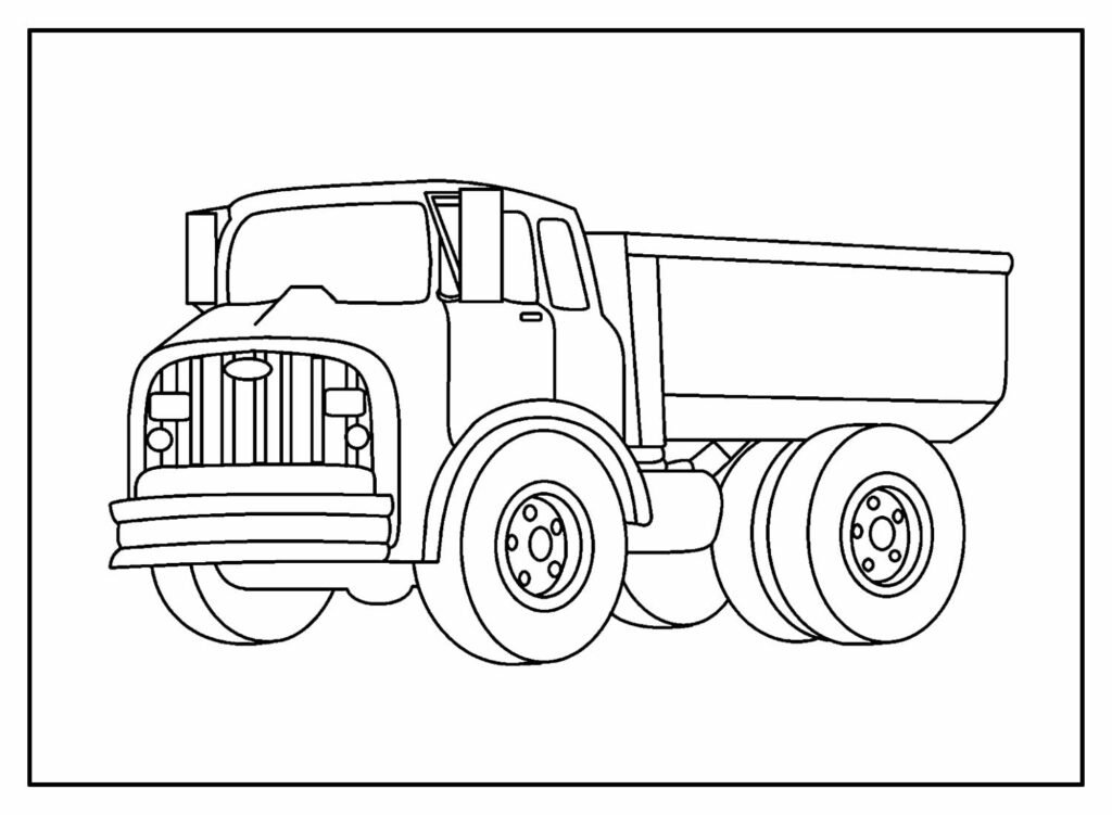 desenhos de caminhao para colorir 23
