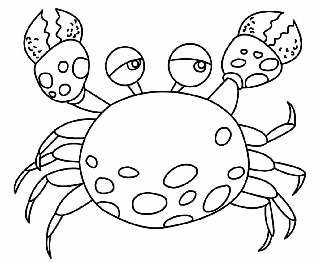 desenhos de caranguejo para colorir 12