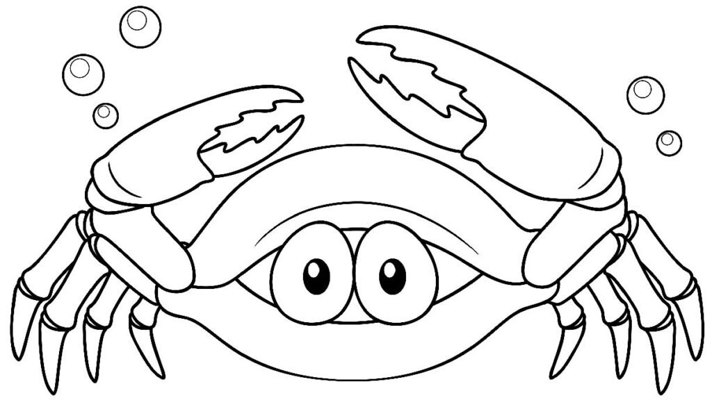 desenhos de caranguejo para colorir 1200