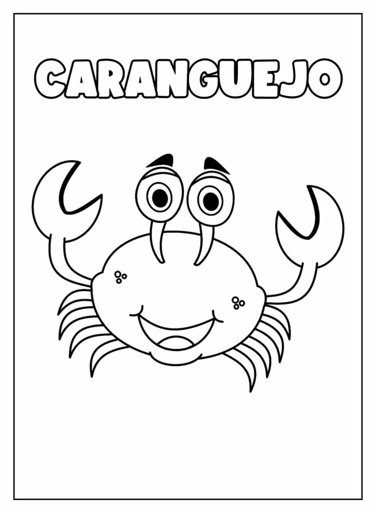 desenhos de caranguejo para colorir 27